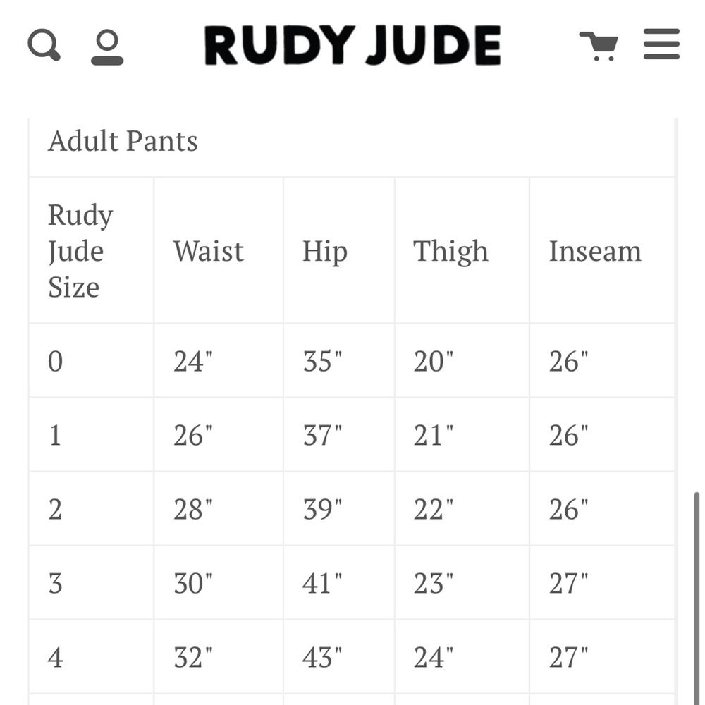 Rudy Jude adult utility jeans custom inseam classic indigo - Picture 7 of 7